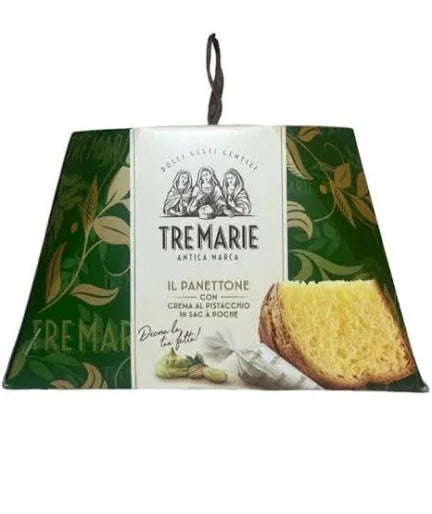 Tre Marie Panettone Pistachio with piping bag 950g