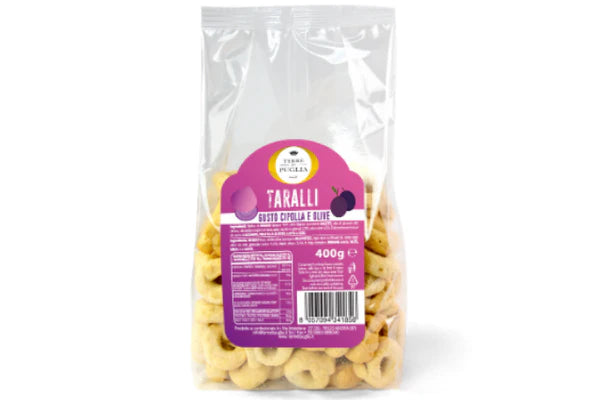 Taralli Terre di Puglia - Olives and Onion 400g