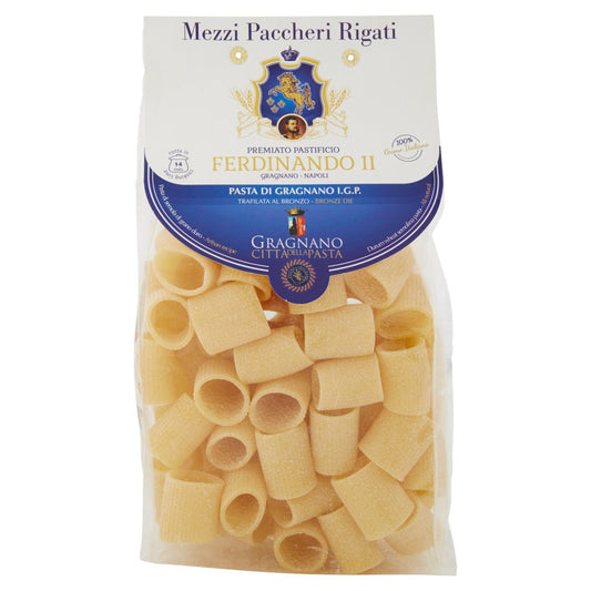 Mezzi Paccheri Rigati Pasta di Gragnano IGP 500g