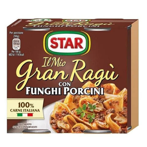 Star Il Mio Gran Ragù with Porcini Mushrooms 2x180g