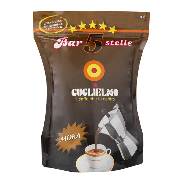 Caffè Guglielmo Ground Coffee 5 stelle Moka 250g