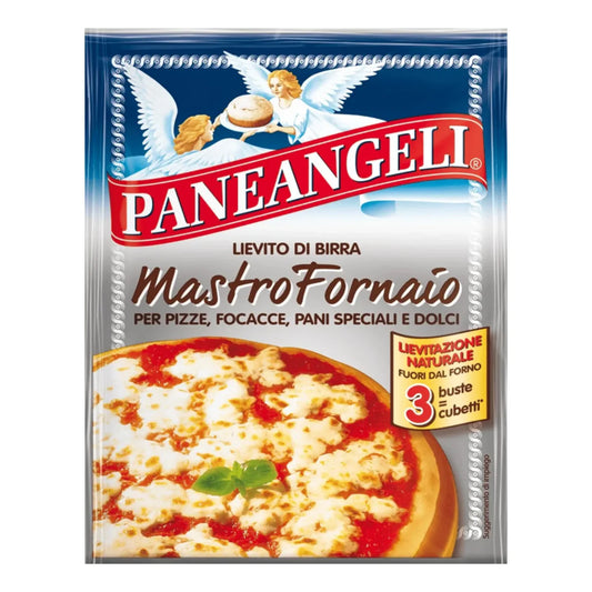 Paneangeli Lievito di Birra Mastro Fornaio, Brewers Yeast for Pizza 3x7g