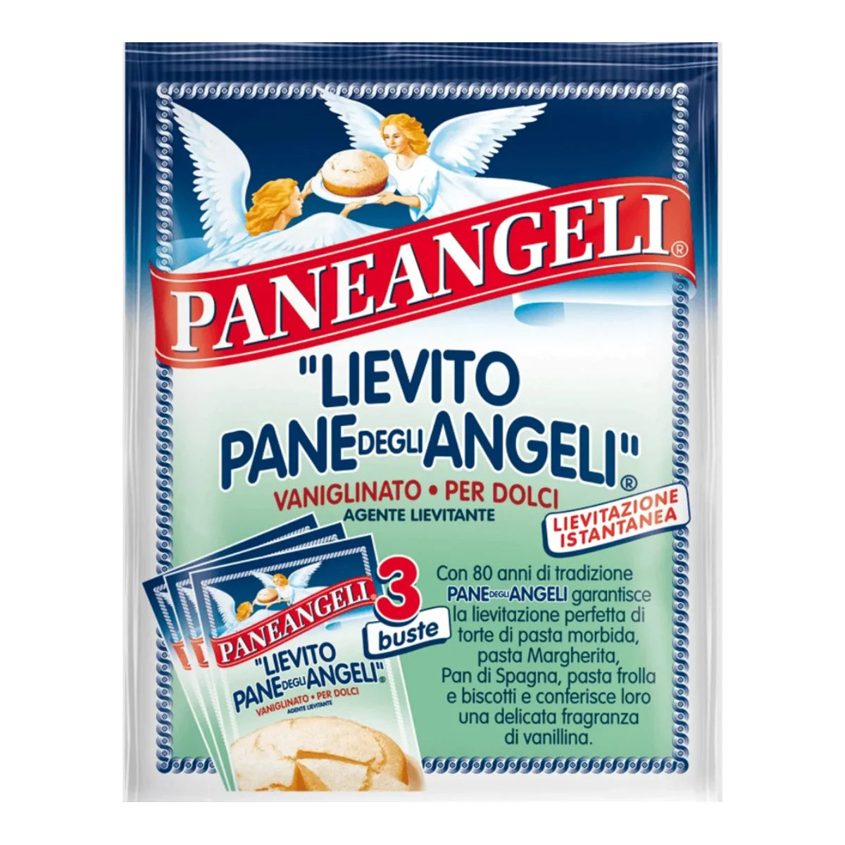 Paneangeli Lievito Vaniglinato - Vanilla Raising Agent 3x16g