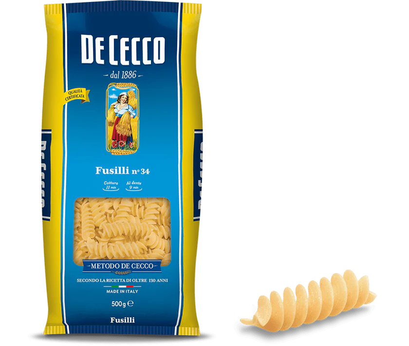 Fusilli De Cecco N34 500g